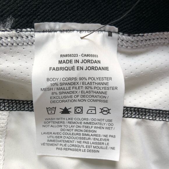 Nike Pro Dri-Fit Mens Leggings Sz Large White Logo‎ Preppy Tight Fit Activewear - Picture 9 of 10